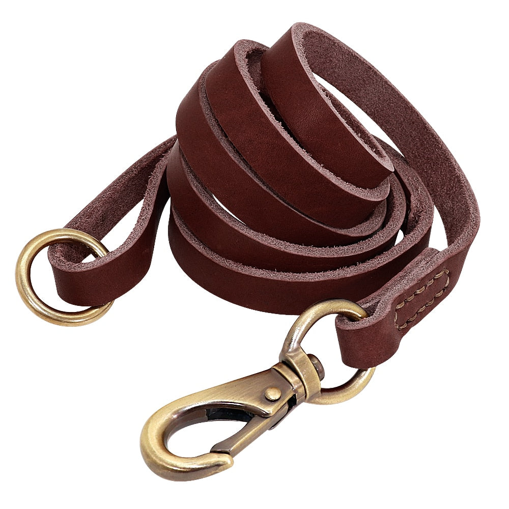 Real Leather Leash