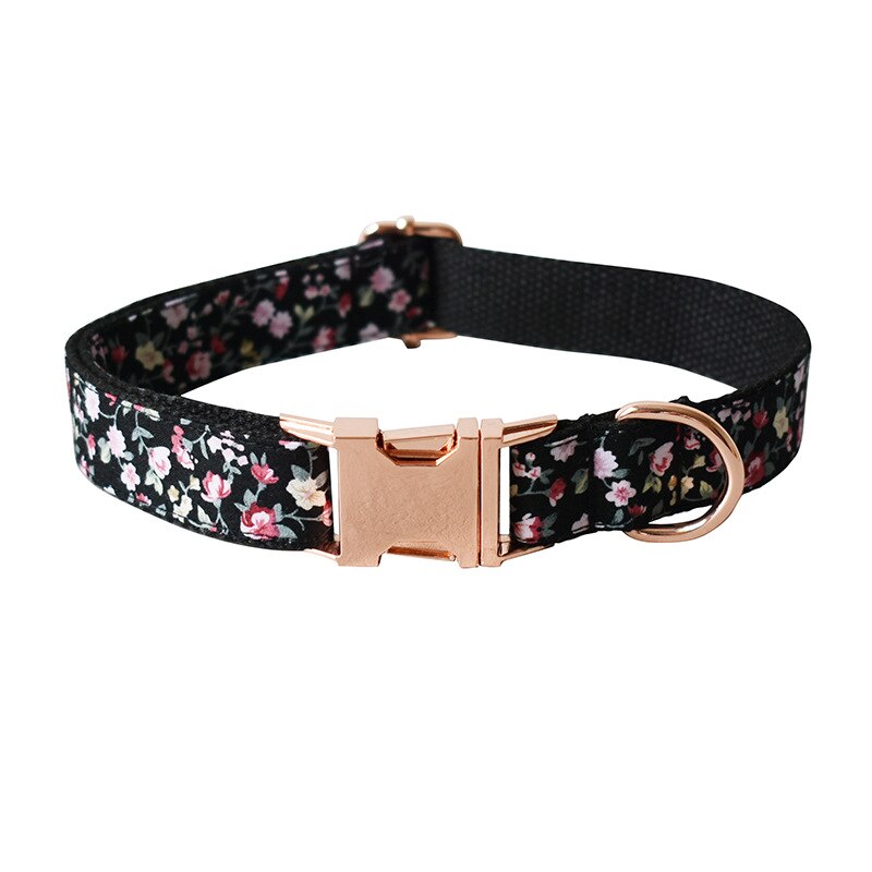 'Flowers' Bowtie, Collar & Lead set