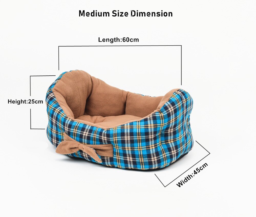 Tartan Dog Cradle Bed