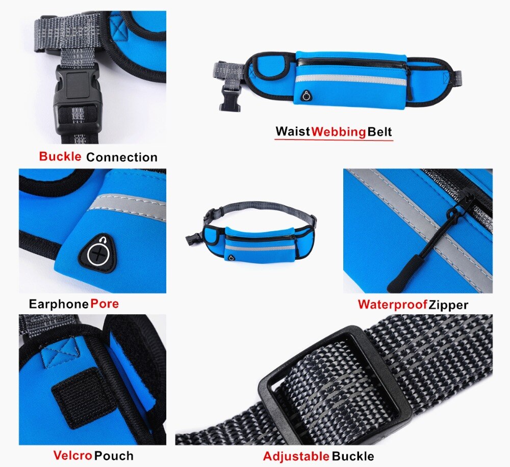 Running Belt with Leash