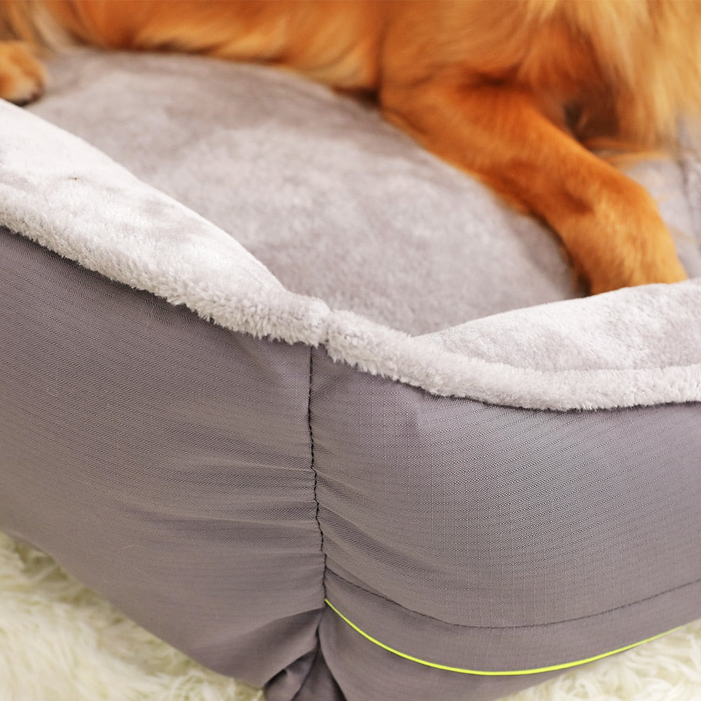 Lux Grey Dog Bed