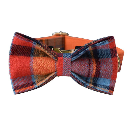 'Tartan' Bowtie, Collar & Lead set