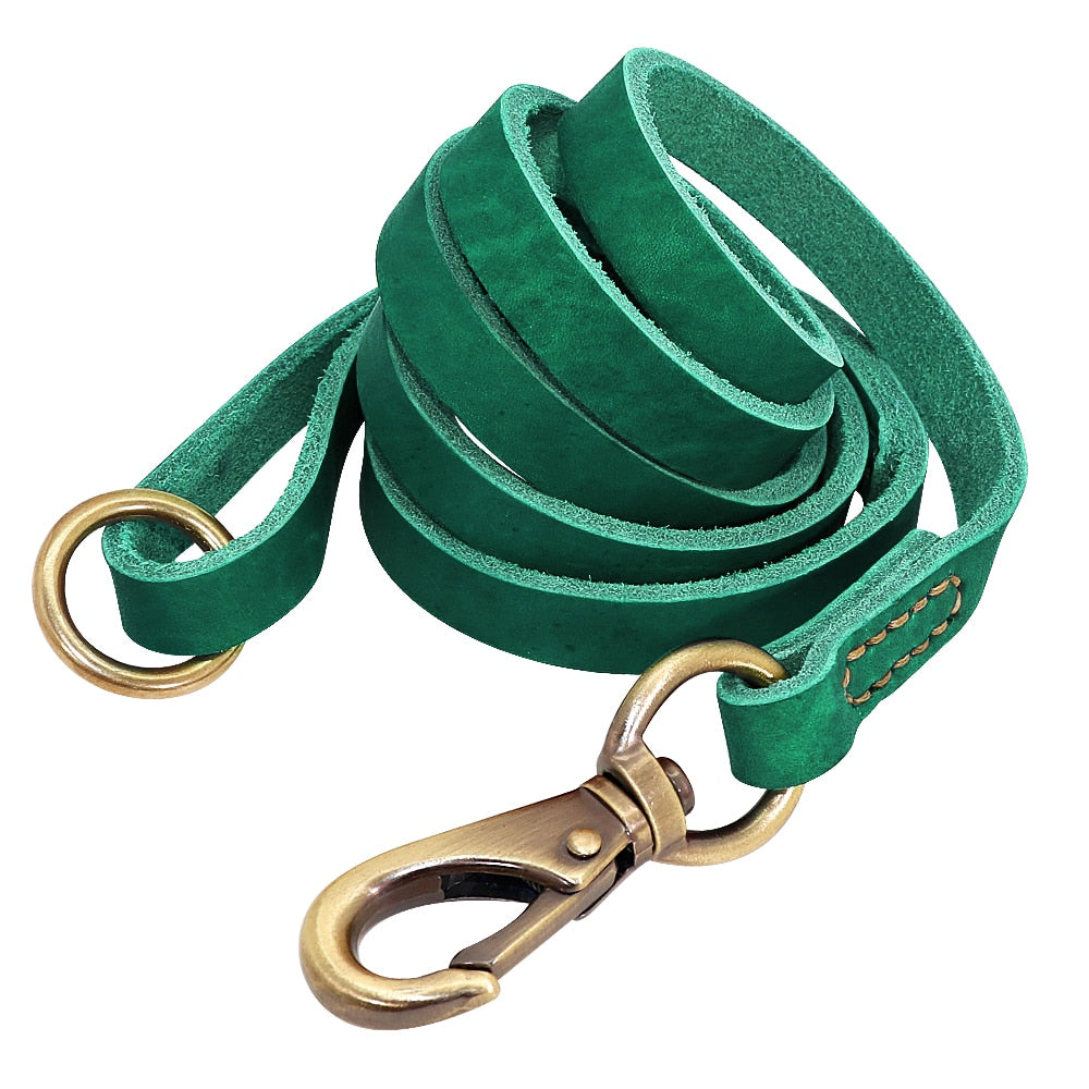 Real Leather Leash