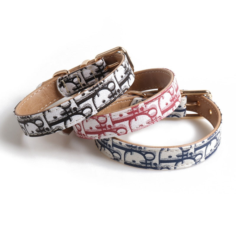 Fashion Print Collar & Leash