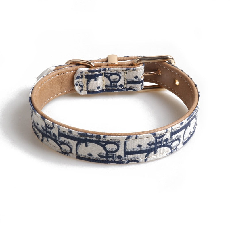 Fashion Print Collar & Leash