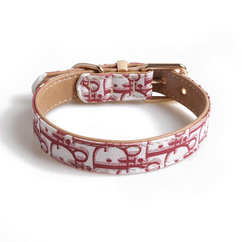 Fashion Print Collar & Leash