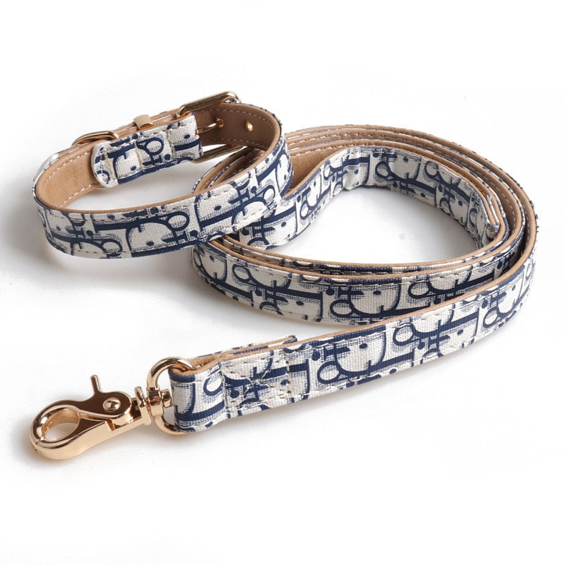 Fashion Print Collar & Leash