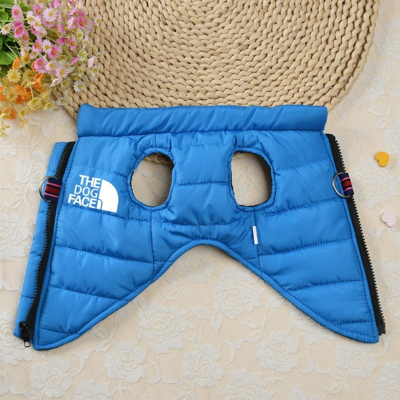 The Dog Face Zipper Coat (S to M Sized Dogs)